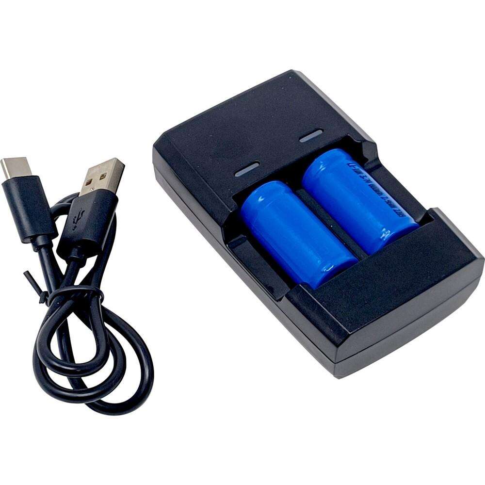 Flashlights&Batteries Night Stick Ready Series USB Single Battery Charging Kit ? (2) 16310 included